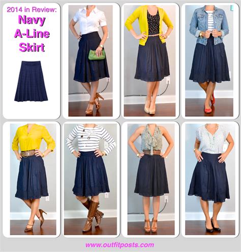 what goes with navy blue clothes|navy blue skirt outfit ideas.